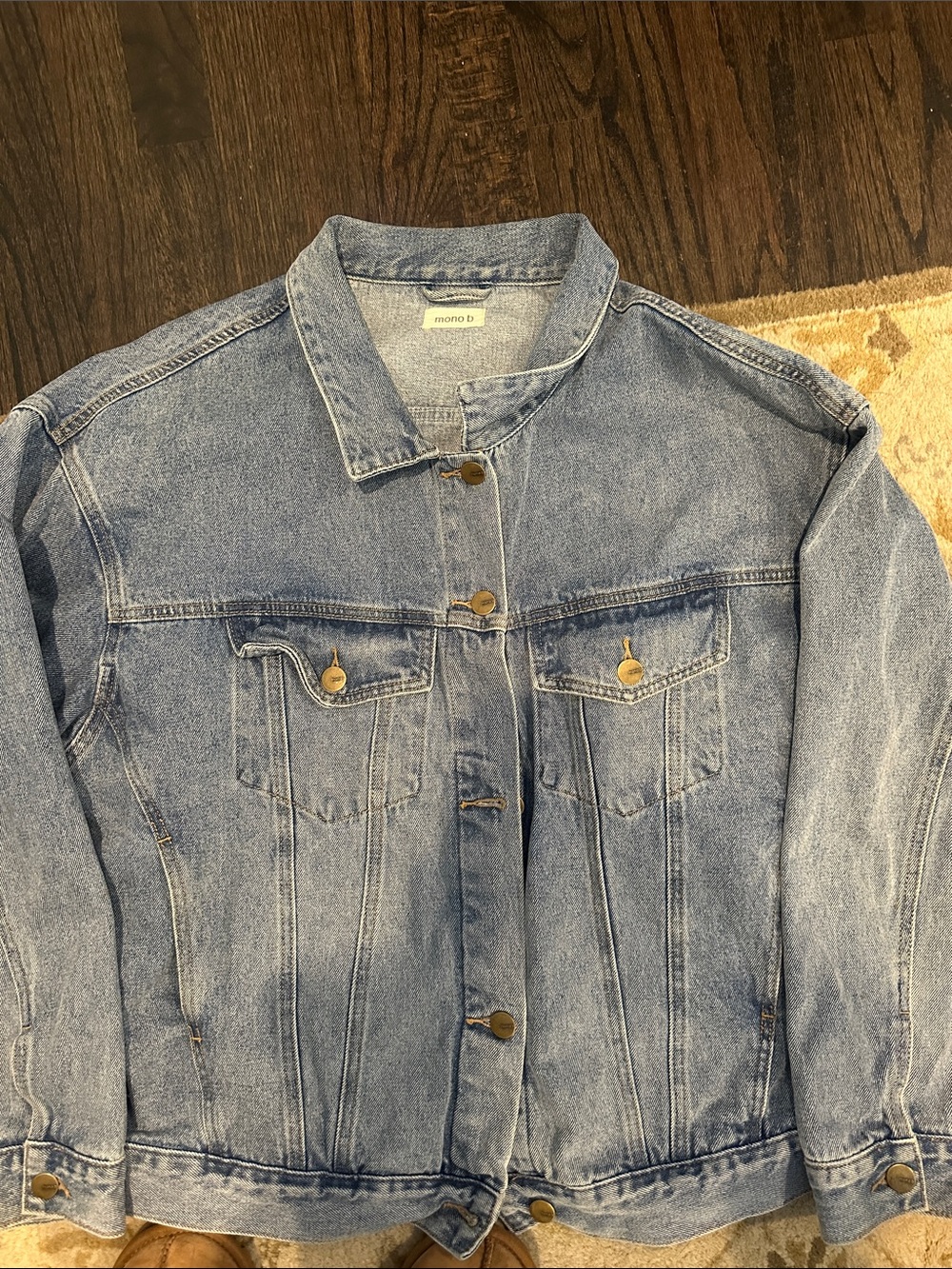 Mono B Light Blue Denim Trucker Jacket